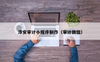 项城淳安审计小程序制作（审计微信）